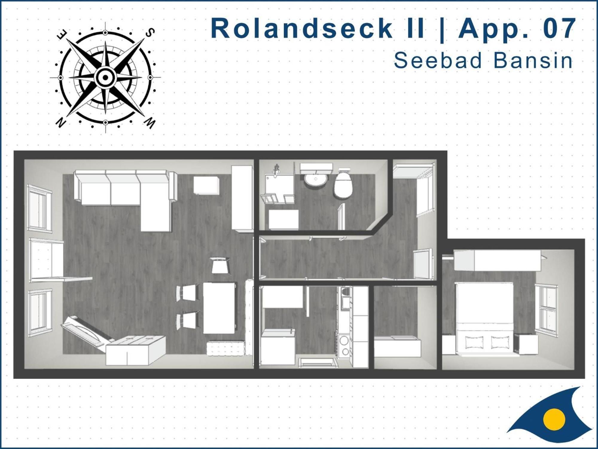 Rolandseck II Whg 07 Lägenhet Heringsdorf  Exteriör bild